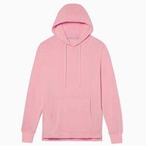 Jambys Lightweight French Terry House Hoodie Flamingo Pink Large L Comfortable